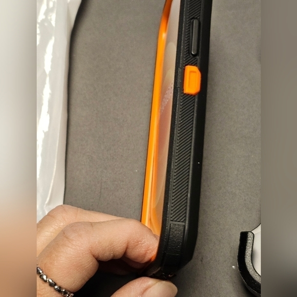 NEW Case & Holster for IPHONE 13 Pro Orange & Black - Picture 8 of 11